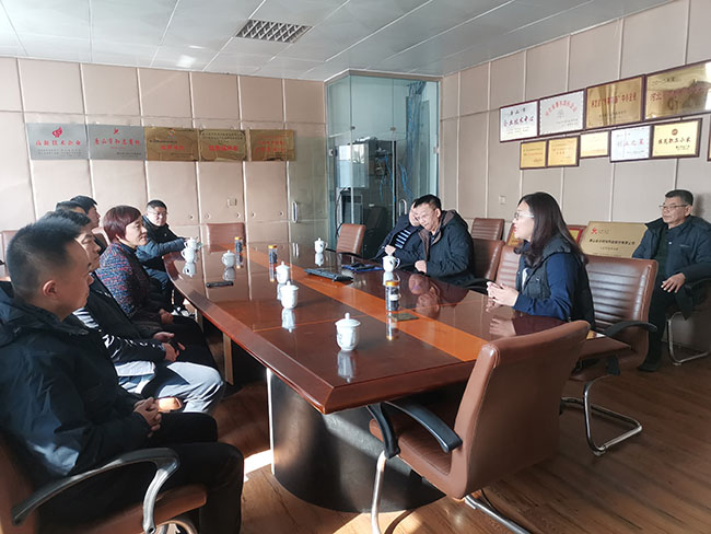 Shandong federacija industrije i trgovine posjetila je kompaniju Tangshan Jinsha